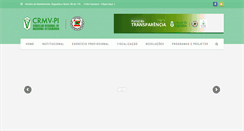 Desktop Screenshot of crmv-pi.org.br